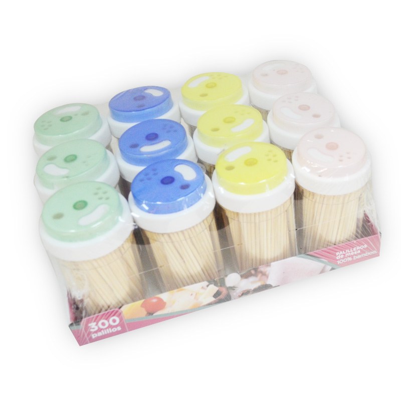 ESCARBADIENTES X300 DISPENSER COLOR