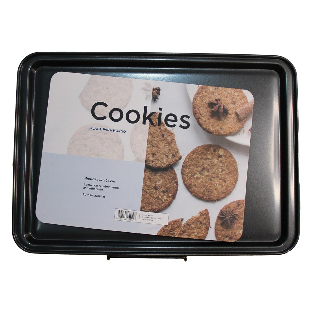 BANDEJA GALLETAS FARY HOME BRONCE 37X26CM