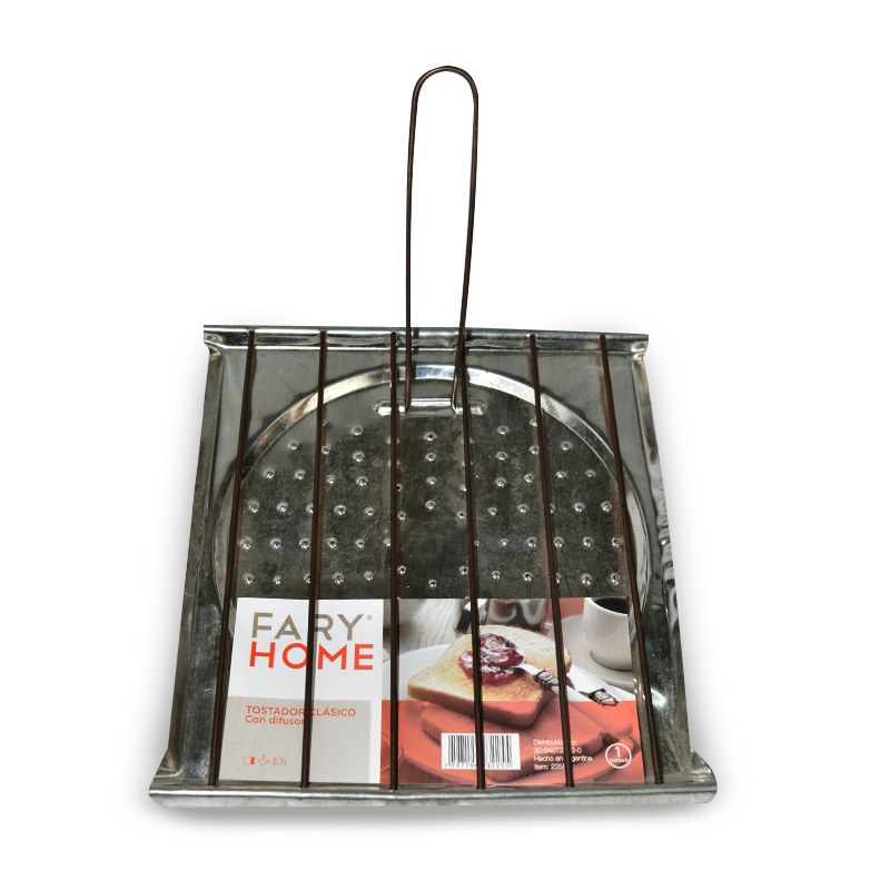 TOSTADOR CHAPA C/DIFUSOR GRIS