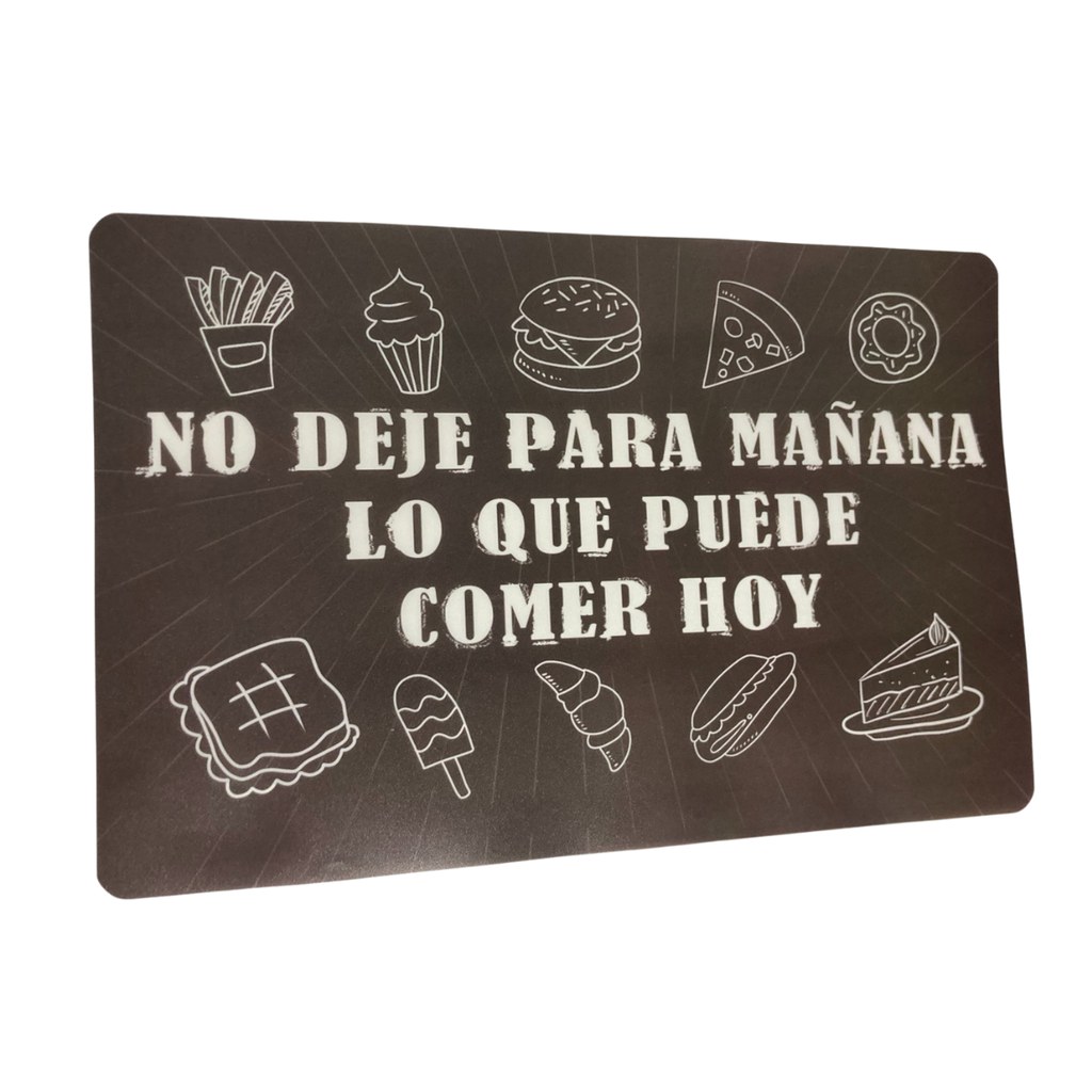 INDIVIDUALES RECTANGULAR PVC DECORADO 43x28 CM