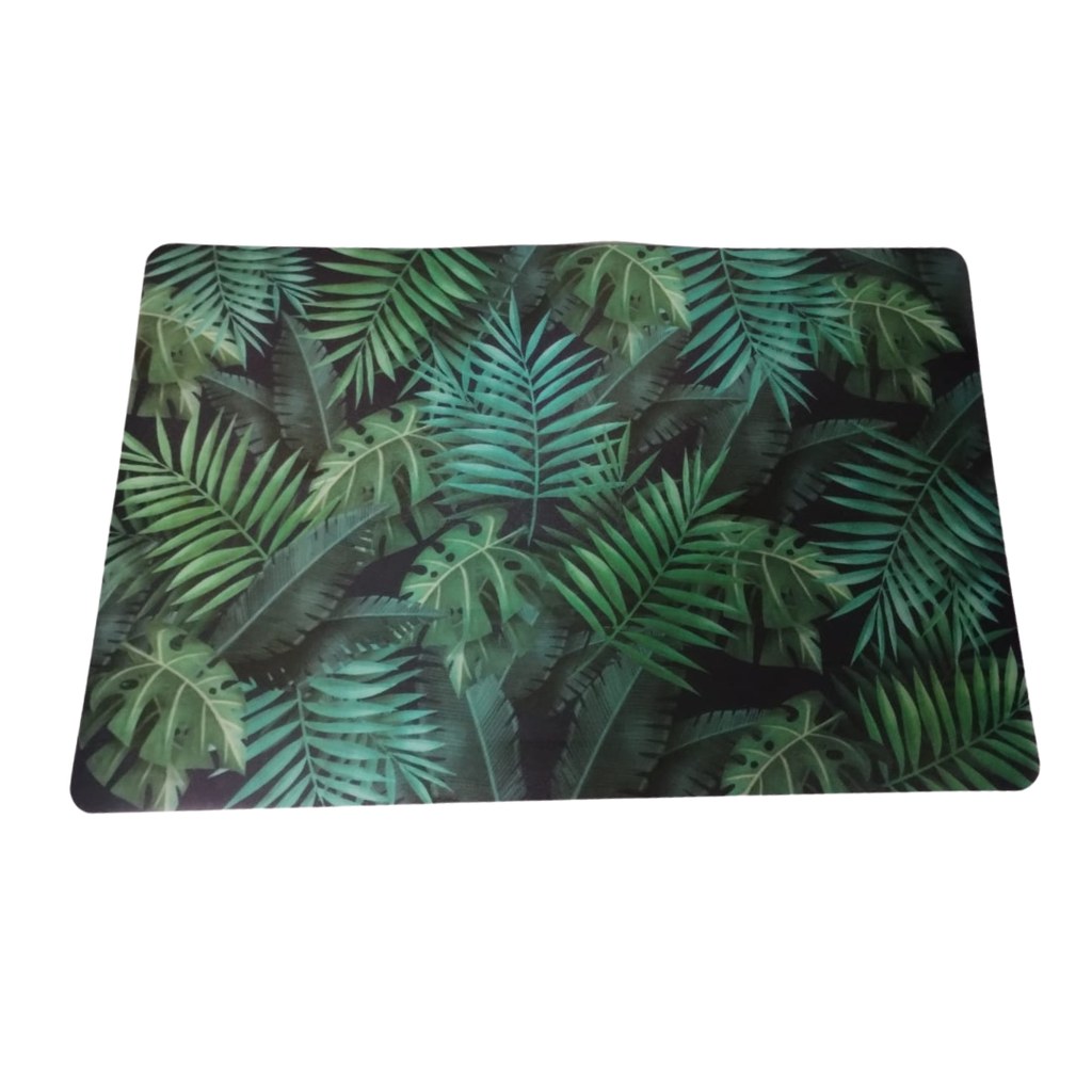 INDIVIDUALES IMAGEN PLANTAS 43x28 VERDES