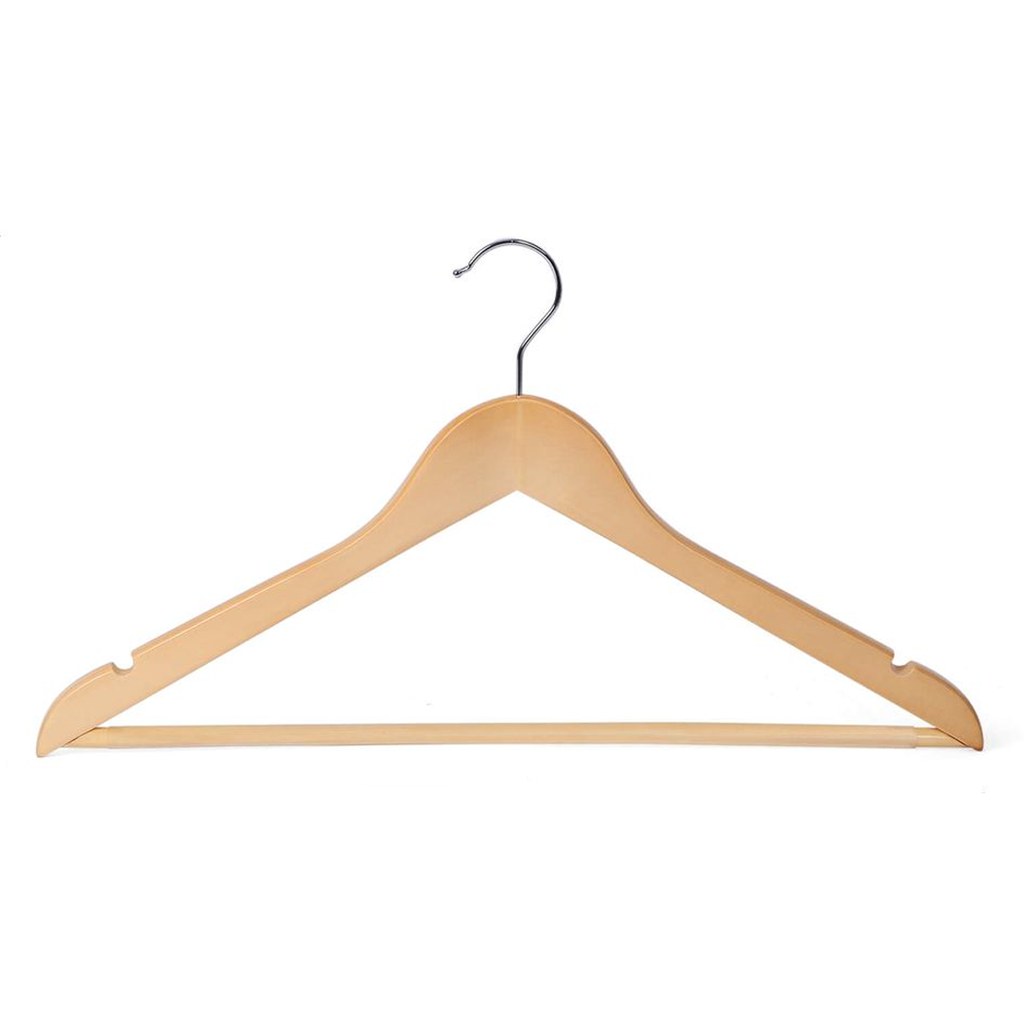 PERCHA MADERA ADULTO LUSTRADA