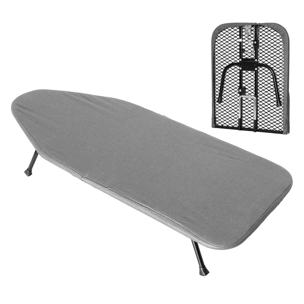 TABLA DE PLANCHAR METAL ALGODON GRIS 80x30x16 CM