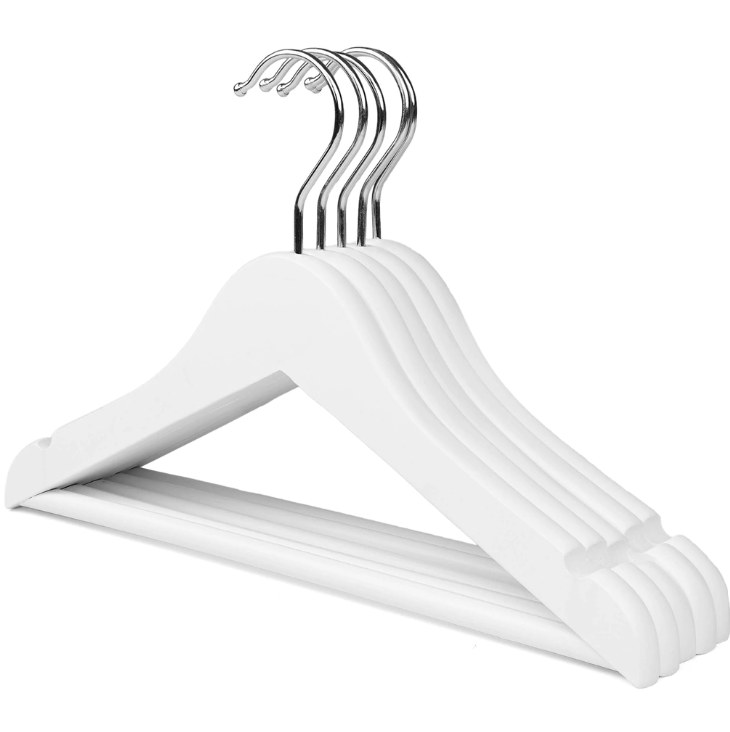 PERCHA DE MADERA PARA NIÑO BLANCA