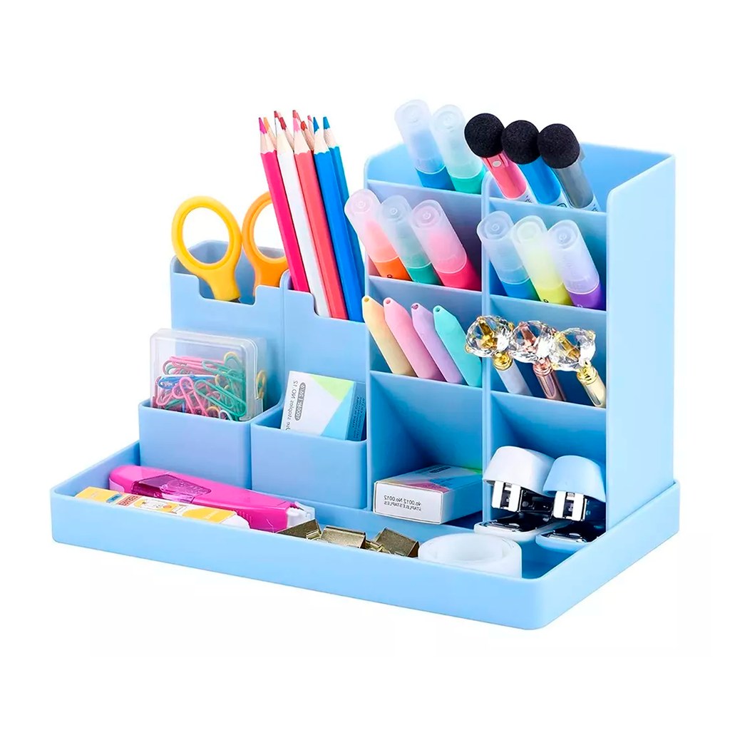 ORGANIZADOR DE ESCRITORIO CELESTE