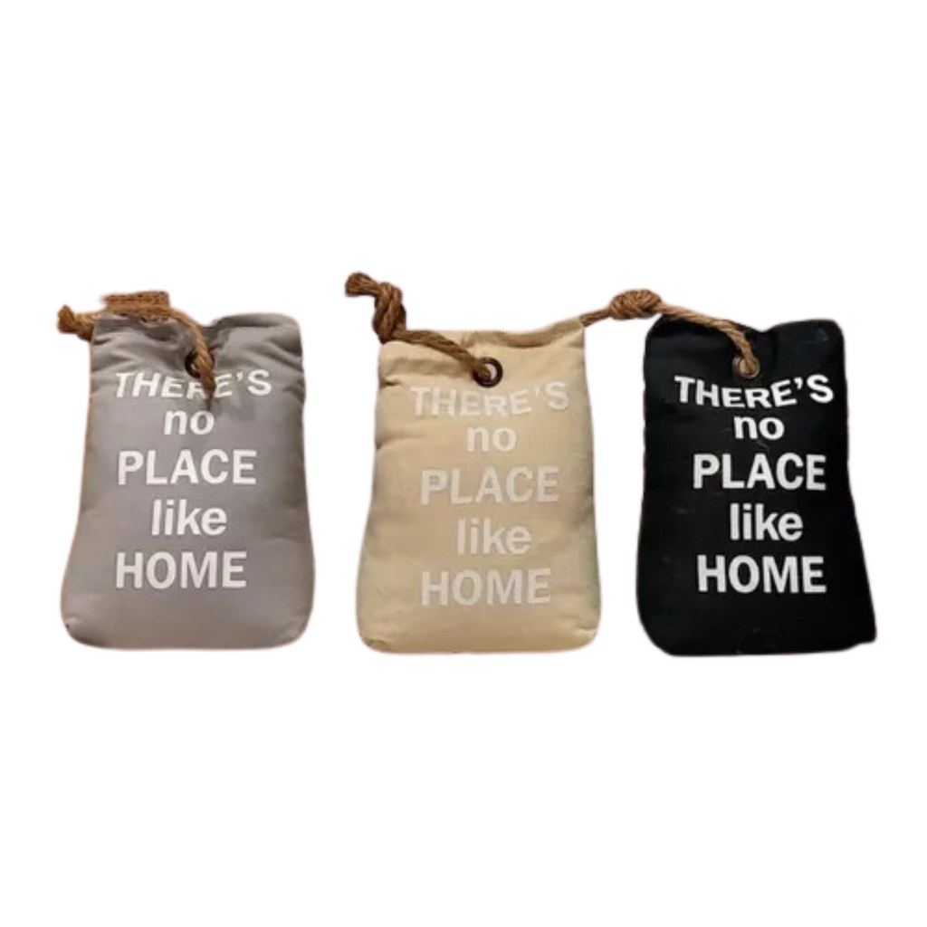 BOLSA TRABAPUERTA TELA ARENA ALEATORIO 10X15X13 CM