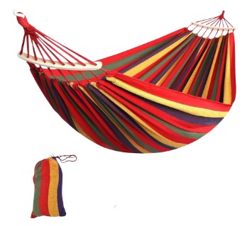 HAMACA 2X1.5 M COLOR ROJO
