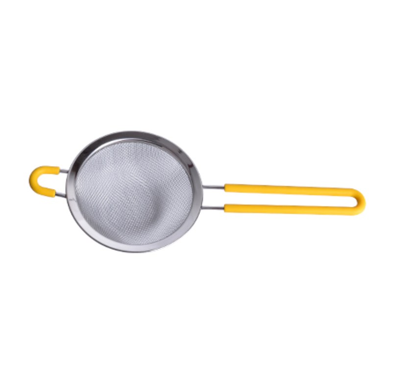 COLADOR SILICONA METAL ALEATORIO 10 CM